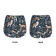 thumbnail image 3 of Daiia Retro Forest Animals Pattern Women's 2 in 1 Running Shorts - Lightweight Athletic Workout Gym Yoga Shorts Liner with Phone Pockets-Small, 3 of 7
