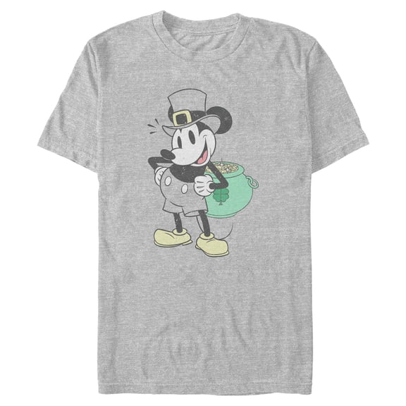 Mens Mickey & Friends Luckiest Pot of Gold T Shirt