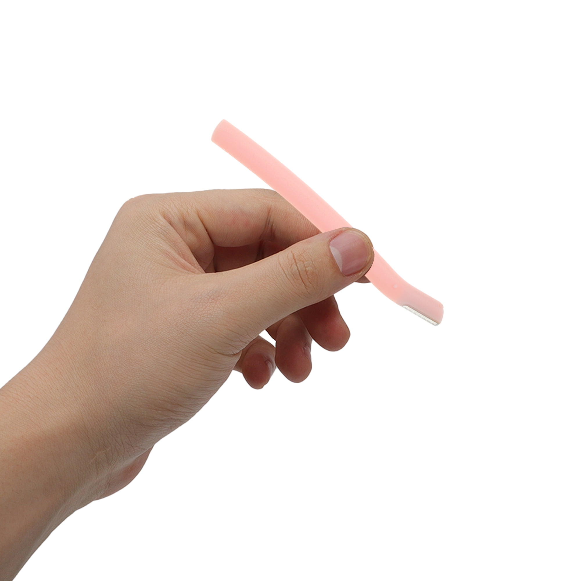 Unique Bargains Durable Multifunctional Eyebrow Scissor Kit Pink for Easy Grooming