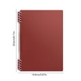 thumbnail image 3 of Rewenti A4 Ring-Bounds Notebook Polypropylene Reinforced Student-Friendly Detachable Blank Stationery Middle School Homework Notebook, 3 of 6
