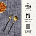 thumbnail image 4 of Placemats Set of 24 for Dining Table, Table Placemats, Rectangular PVC Vinyl, 18x12 Inches - Gray, 4 of 8