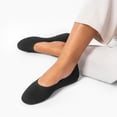 thumbnail image 3 of DREAM PAIRS Women's Wide Ballet Flats, Foldable Knit Flats with Arch Support, Comfortable Dressy and Casual Shoes for Work or Office, 3 of 7