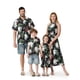 thumbnail image 1 of Conjunto de vestido hawaiano familiar a juego Patpat Black Flower Girl, 1 of 7