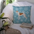thumbnail image 3 of Winter Snowflake Dog Profile Art Fabric Decorative Pillow, 3 of 4