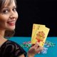 thumbnail image 2 of Playing Cards EAY Gold Deck, paquete de 2 unidades, lámina impermeable de 24 quilates, 2 of 7