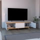 thumbnail image 3 of Mesa Para Tv Toulo Blanco y Fresno Virtual Muebles, 3 of 9