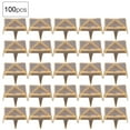 thumbnail image 3 of Rivet Craft Collection 100 PCS 9MM Brass Copper  Rivets Apparel Shoes Bag Accessories For Leather DecorationBronze, 3 of 8