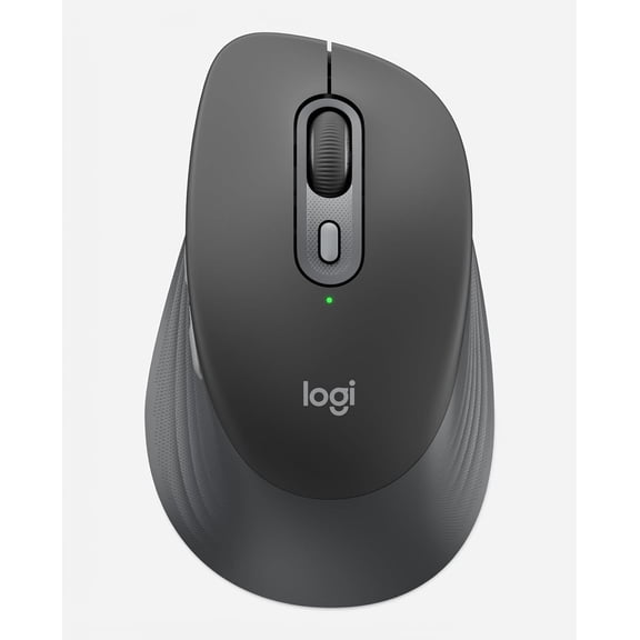 Logitech Signature Comfort M840 L Wireless Bluetooth Mouse, Silent Clicks - Graphite
