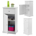 thumbnail image 1 of Costway Storage Floor Cabinet Wall Shutter Door Bathroom Organizer Cupboard Shelf, 1 of 10