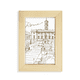 thumbnail image 1 of Fontana di Trevi Roma Fontana Landmark Escritorio de madera Arte Pintura 5x7 pulgadas marco de foto foto, 1 of 4