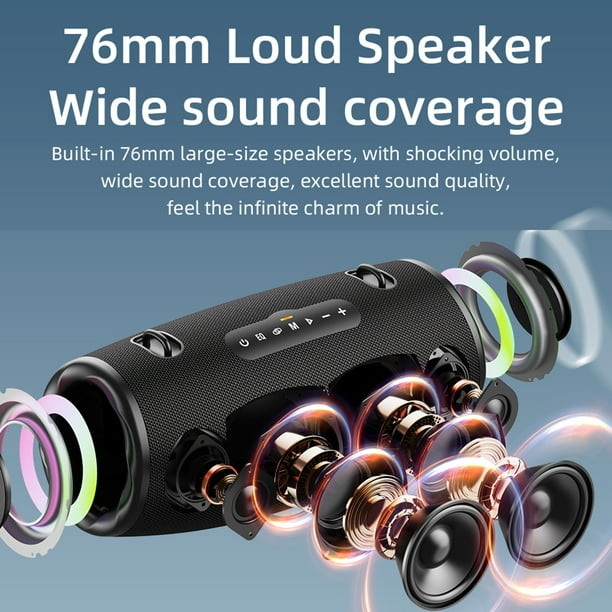 ZEALOT S87 BT Speaker Wireless Stereo Speaker with 80W Booming