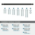 thumbnail image 4 of Amerock Ballard 18 inch (457mm) Center-to-Center Matte Black Appliance Pull, 4 of 6