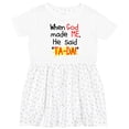 thumbnail image 3 of Inktastic When God Made Me Girls Toddler Dress, 3 of 5