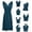 D133/Dark Gray, variant on Afdoent Girls Dress Elegant S Formal Dress For Occasions With Versatile Styling Options Wear Party Gown For Girls Timeless Children’S Dresses For Events Birthday Party 9-14 Years