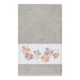 thumbnail image 3 of Authentic Hotel and Spa  Turkish Cotton Floral Vine Embroidered Light Grey 3-piece Towel Set, 3 of 5