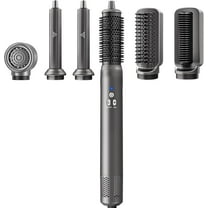 6 in 1 Air Styling & Drying System,Auto Wrap Curlers,Hair Straightener Brush,Round Volumizing Brush,Soft Smoothing Brush,Powerful High Speed Hair Dryer Brush & Multi-Styler