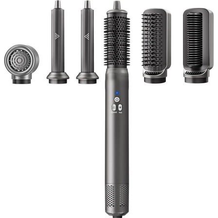 Banral 6 in 1Hair Dryer Brush, with Auto Wrap Curlers,Professional Hot Air Styler & Drying System
