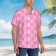 thumbnail image 3 of Balery Breast Cancer Awareness (3) Camisas hawaianas de manga corta para hombre, camisas playeras de corte holgado, camisas de vacaciones con botones,Small, 3 of 7