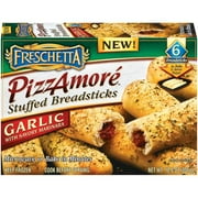 Freschetta: Pizzamore' Garlic W/Savory Marinara Stuffed Breadsticks, 6 ct