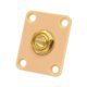 thumbnail image 2 of Placa de enchufe de salida de guitarra eléctrica cuadrada para piezas de guitarra amarillo Yuyangstore Jack de salida de guitarra LP, 2 of 8