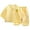 Yellow, variant on Girl Outfits Children's Pajama Tops Pants Spring And Autumn Two Piece Set Boys And Girls Cloud Summer Cardigan Cartoon Home Suit Set Clothes 2025 Cute Suit 12-18 Months