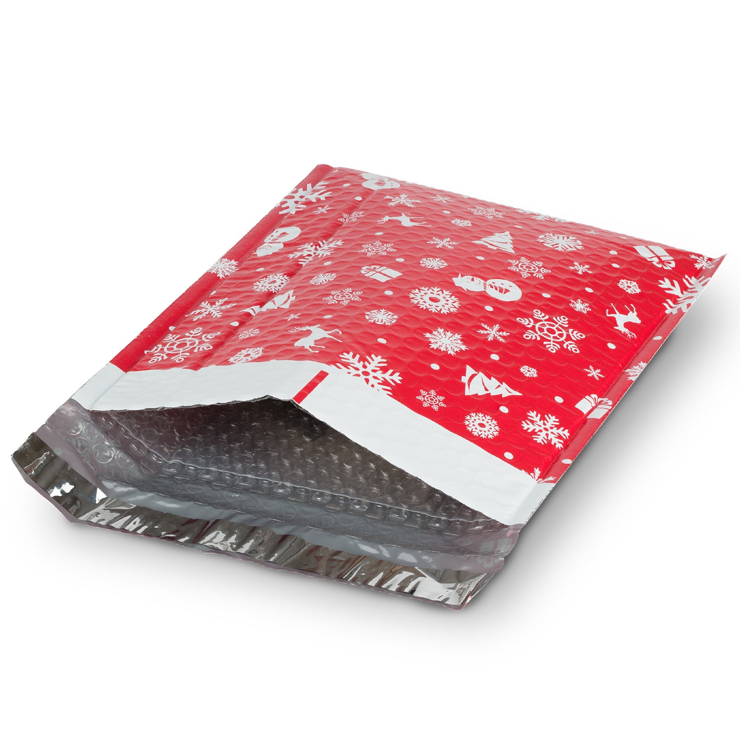 Fosmon 2 Christmas Poly Bubble Mailer 8.5 X 12, Water Resistant Padded