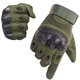 thumbnail image 1 of Un par de guantes militares de combate táctico para hombres, guantes deportivos de verano, protección anticortes para motocross (verde militar M), 1 of 5