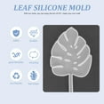 thumbnail image 5 of 3-Piece White Silicone Leaf Molds for Epoxy Resin Crafts , Flexible Non-Stick Mold Set for Jewelry and Art Projects, 5 of 6