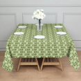 thumbnail image 3 of Green Bigfoot and Tree Pattern Square Tablecloth,Waterproof Square Table Cover,Wipeable Spillproof Washable Table Cover for Home Kitchen Party Decor 42"X42"(107x107cm), 3 of 6