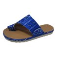 thumbnail image 2 of Moda mujer correa de tobillo verano sandalias planas chanclas Shose Wmkox8yii  hj789, 2 of 4