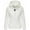 White, variant on Women's Puffer Jackets Solid Long Sleeve Zip up Hoodie Padded Coat Winter Plus Size Casual Warm Outerwear