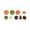 B, variant on Halloween Foam Pumpkin Decoration, Mini Artificial Harvest Figurine Set, Realistic Fall Desktop Ornament for Thanksgiving Festival Table Display