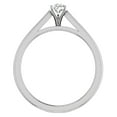 thumbnail image 4 of Diamond Engagement Ring For Women Pear GIA Certified Solitaire 3-Prong 0.50 Carat 14K White Gold (J,SI), 4 of 7