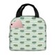 thumbnail image 1 of Easygdp Cute Crocodile Bolsa Térmica Premium - Tela Oxford Impermeable, Gran Capacidad, Bolsillo Frontal, Unisex para Trabajo, Escuela, Actividades al Aire Libre y Picnics, 1 of 8
