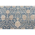 thumbnail image 5 of Unique Loom Gneis Salzburg Rug Light Blue/Gray 5' Square Floral Traditional Perfect For Dining Room Living Room Bed Room, 5 of 6