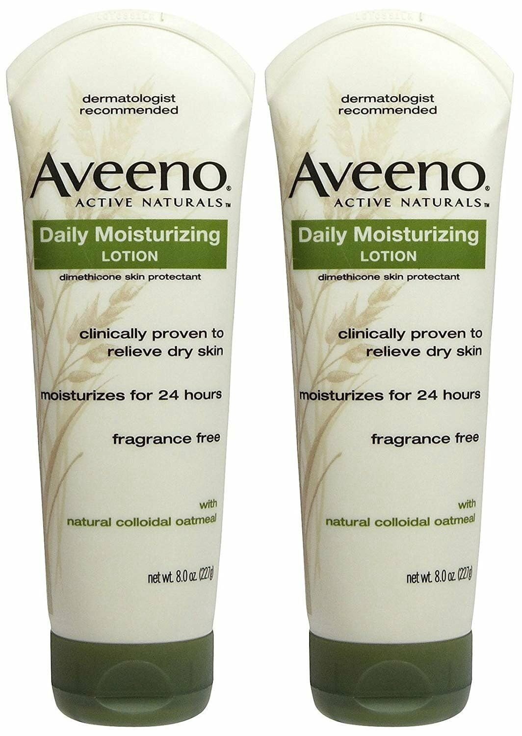 Aveeno Daily Moisturizing Body Lotion w/ Colloidal Oatmeal, 8oz, 2-Pack