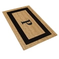 thumbnail image 4 of Nedia Home 33020P 36 x 20 in. SuperScraper Black Single Picture Frame Mat  Monogrammed P, 4 of 4