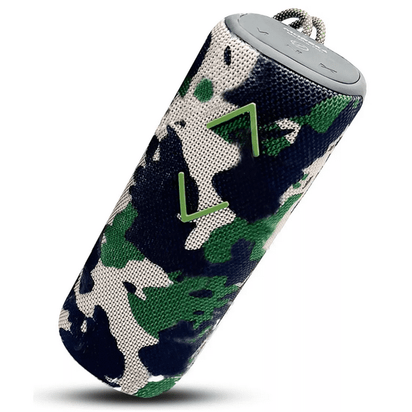 Bocina Bluetooth Portátil Subwoofer Altavoz Recargables camuflaje