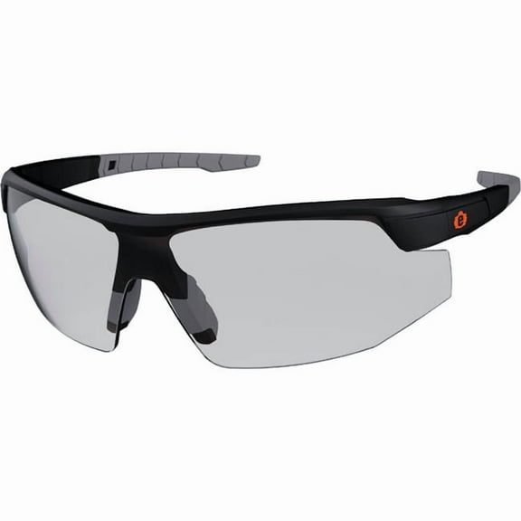 Ergodyne B3139678 Skullerz SKOLL-AFAS Half Frame Safety Glasses Indoor & Outdoor Lens Matte Black Frame