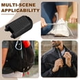 thumbnail image 7 of Uxcell Zipper Pull Cord Lock, Plastic Shoe Lace End Clips for Various Uses Black, 7 of 7