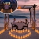 thumbnail image 3 of 20 Pack Tea Light Candle Bags, Flame Retardant, Reusable, Heart Shaped, for Wedding Party, 3 of 4