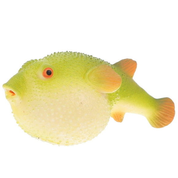 Decor Cute Puffer Model Supple Puffer Toy Pinch Plaything Puffer Fish Model Toy Model Soft Plastic Child