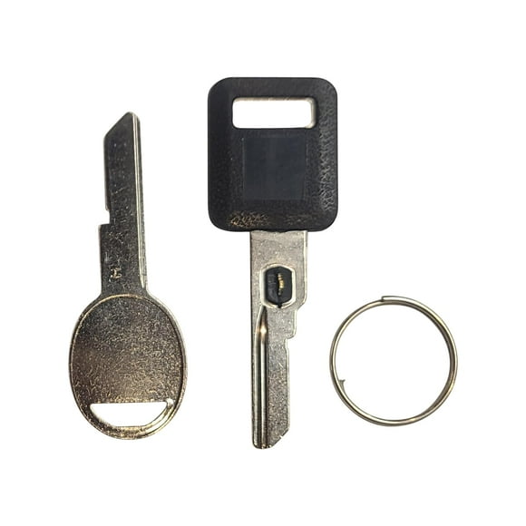 RI-KEY SECURITY- B62-P-5 Clé d'Allumage V.A.T.S. Vierge pour Buick Cadillac Chevrolet Oldsmobile Pontiac + Clé de Porte Type H B45