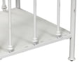 thumbnail image 4 of Vintage Series Metal Open Night Stand - Antique White, 4 of 7