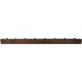 thumbnail image 3 of CONSDAN Coat Rack Wall Mount, USA Grown Hickory Coat Hooks with 8 Hooks, Wooden Coat Hanger Wall Mount for Hanging Coats, Jacket, Clothes, Hat, Dark Walnut, 3 of 7