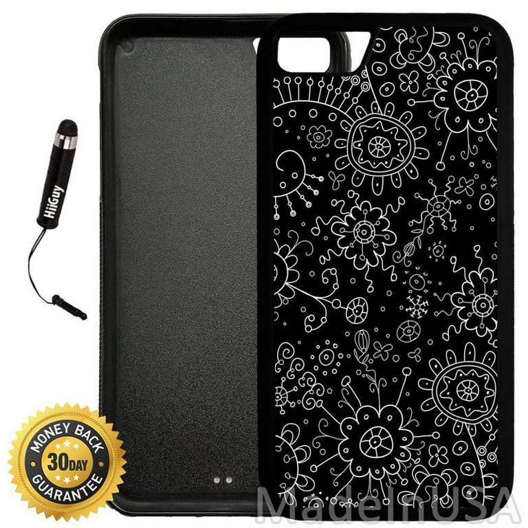 Custom iPhone 7 Edge-to-Edge Rubber Black Cover with Shock and Scratch Protection | Lightweight, Ultra-Slim | Includes Stylus Pen by INNOSUB Walmart.com
