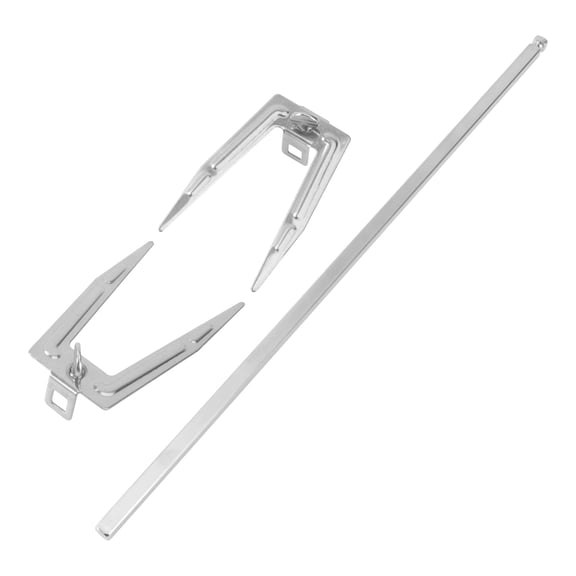 Stainless Steel Air Fryer Fork Rotating Roast Chicken Fork Grill Rotisserie Air Fryer Accessories