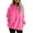 Pink, variant on HAiming Fleece Hoodies for Women Winter Warm Thremal Long Sleeve Pullover Hooded Sweatshirt with Pockets