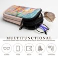 thumbnail image 5 of SEANATIVE Zipper Glasses Case with 2 Compartments, Neoprene Double Eyeglasses Pouch Water-resistant Lightweight Eyewear Holder Bag Glasses Pouch for Men Women, Beach Starfish Sea Shell Pattern, 5 of 7