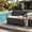Mix Brown,Beige, variant on Resenkos All Weather PE Rattan Outdoor Storage Bench, Multi Functional Deck Box with Comfort Cushion for Patio and Garden, Gray